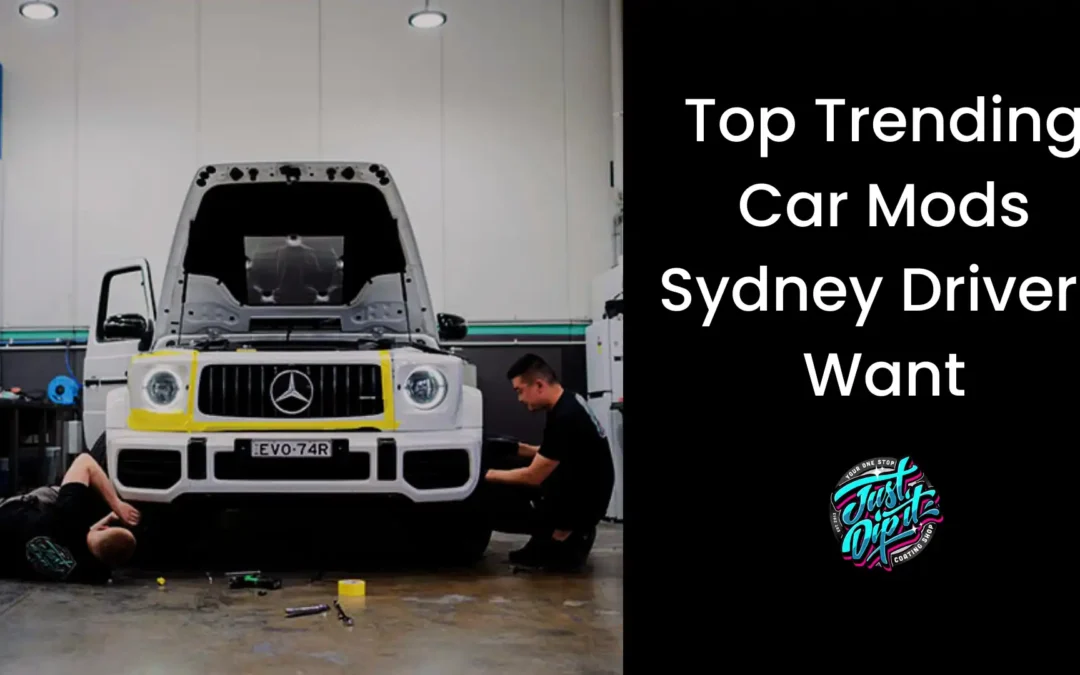 custom car mods Sydney, car customisations Sydney, hydro dip ideas, blackout car mods, custom brake calipers, vinyl wraps Sydney, car wrap trends 2025, ambient lighting car interior, blackout kits Sydney, custom caliper paint, hydro dipping car parts, best car mods 2025, trending car upgrades, personalised car mods, Sydney car custom shop, stealth car mods, interior LED mods, wrap vs hydro dip, high-end car modifications, affordable car upgrades, car appearance upgrades