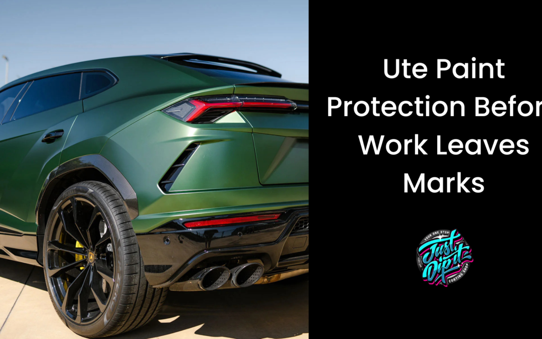 Ute Paint Protection Before Work Leaves Marks